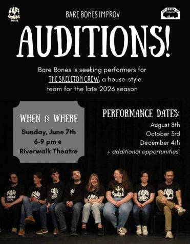 Bare Bones Auditions Audition flier