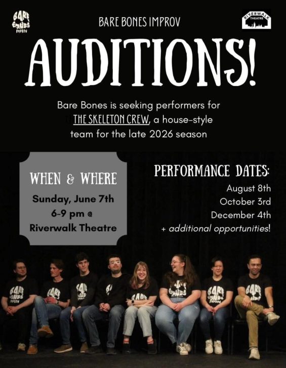 Bare Bones Auditions Audition flier